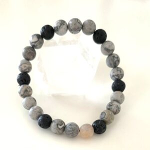 herrenarmband picasso-marmor und lava