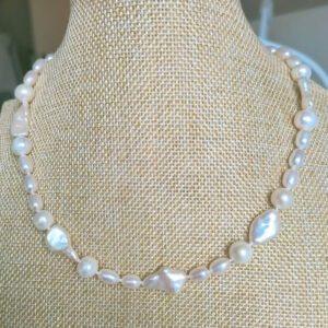 kette suesswasser zuchtperlen diverse forme